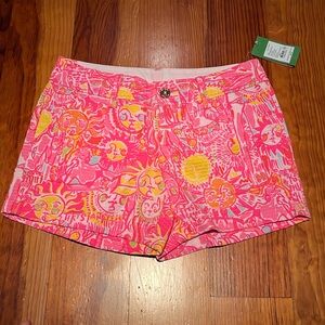 NWT LILLY PULITZER CALLAHAN SHORT IN MORE KINIS IN THE KEYS SIZE 4